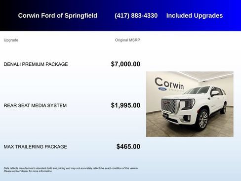 Used 2021 GMC Yukon Denali w/ Denali Premium Package AWD/4WD image 5