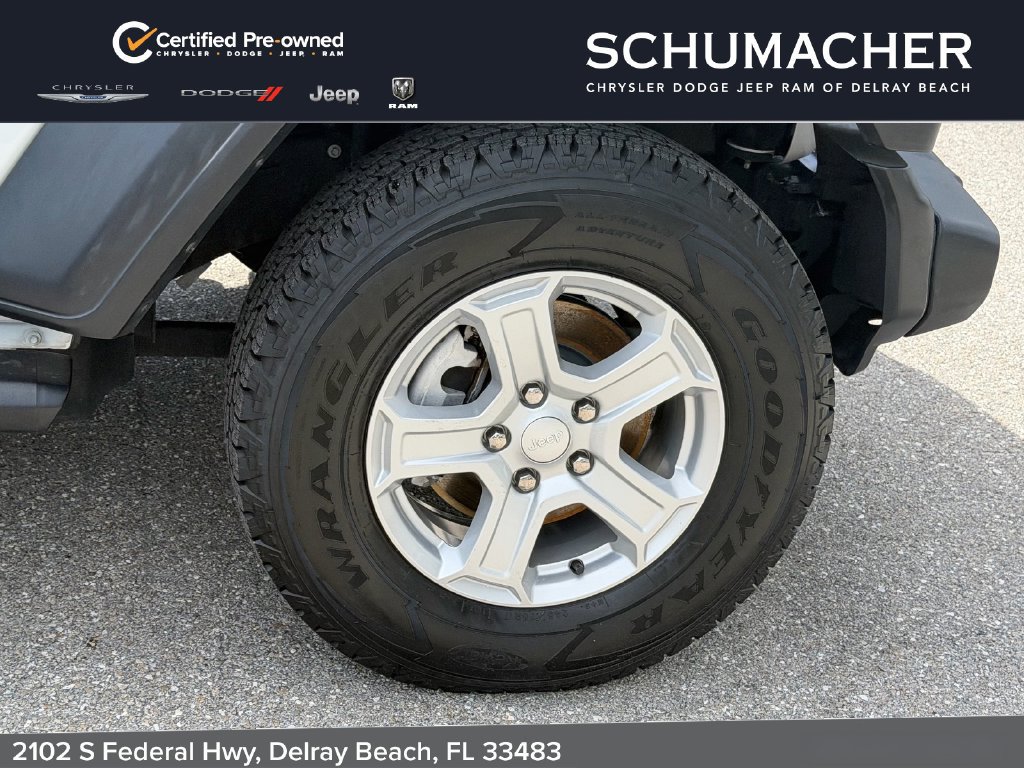 Certified 2022 Jeep Wrangler Unlimited Sport w/ Sun And Sound Package AWD/4WD image 9