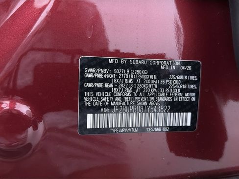 New 2026 Subaru Outback Premium AWD/4WD image 15