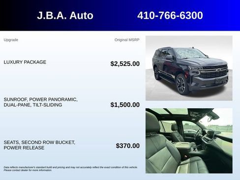 Certified 2022 Chevrolet Tahoe RST w/ Luxury Package AWD/4WD image 5