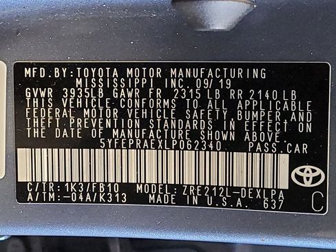 Used 2020 Toyota Corolla LE FWD image 33