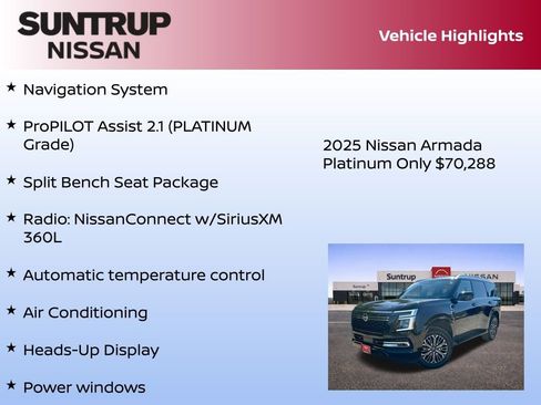 New 2025 Nissan Armada Platinum image 8