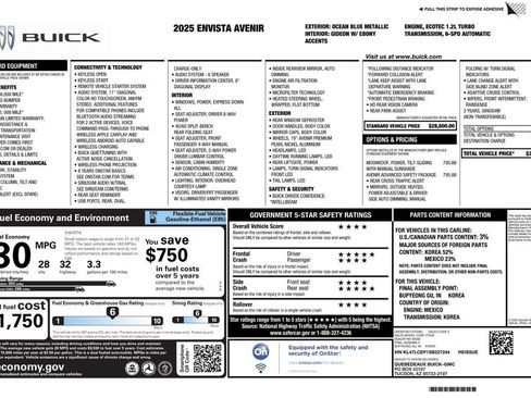 Used 2025 Buick Envista Avenir FWD image 4