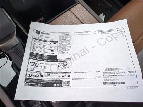 New 2026 Toyota Tundra 1794 Edition AWD/4WD image 17