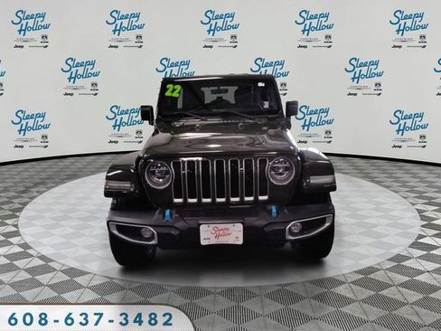 Used 2022 Jeep Wrangler Unlimited Sahara 4xe w/ Cold Weather Group image 2