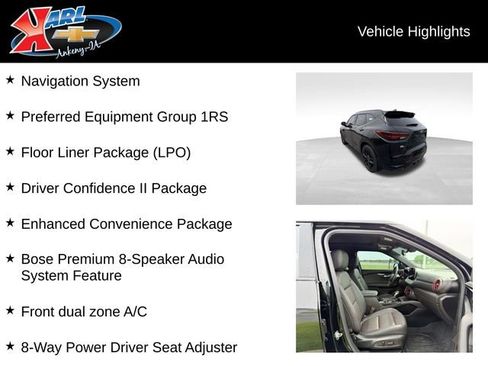 Certified 2024 Chevrolet Blazer RS w/ Driver Confidence II Package AWD/4WD image 2