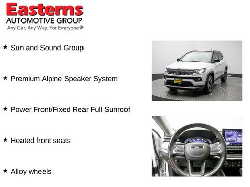 Used 2022 Jeep Compass Limited w/ Sun and Sound Group AWD/4WD image 11