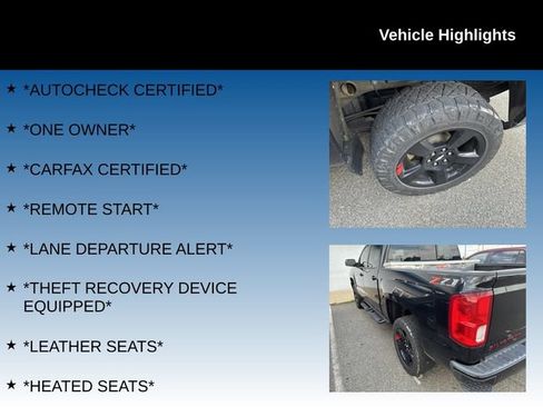 Used 2018 Chevrolet Silverado 1500 LTZ Z71 w/ Redline Edition AWD/4WD image 4