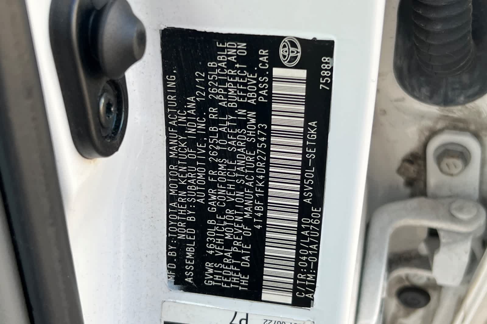 Used 2013 Toyota Camry XLE w/ Leather Pkg FWD image 26