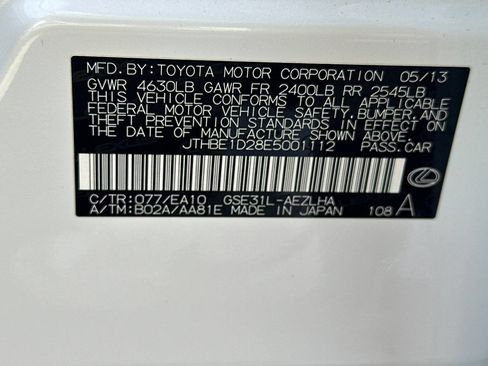 Used 2014 Lexus IS 350 w/ Navigation Package RWD image 27