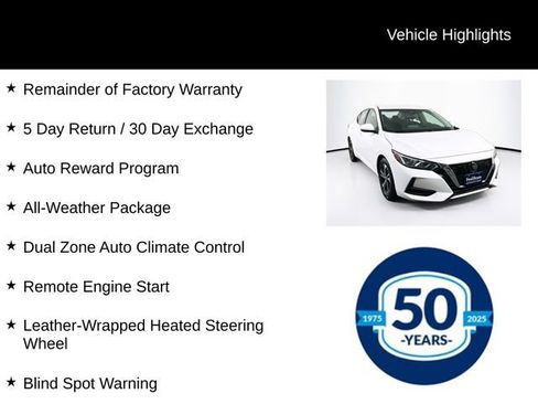 Used 2023 Nissan Sentra SV w/ All-Weather Package FWD image 8