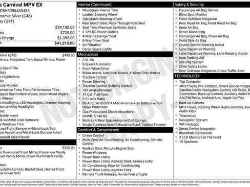 Used 2024 Kia Carnival EX FWD image 2
