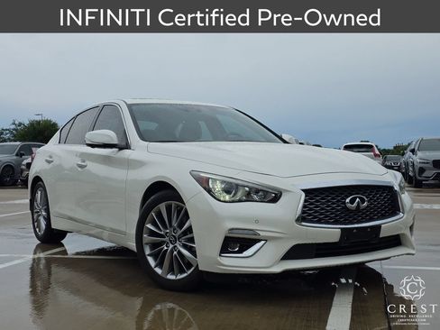 Used 2023 INFINITI Q50 Luxe w/ Cargo Package RWD image 1