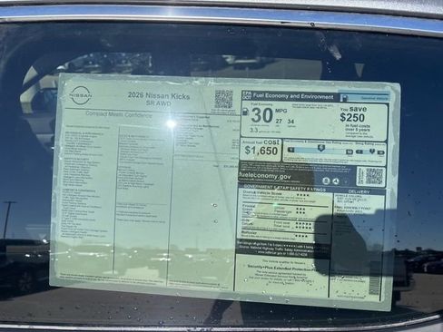 New 2026 Nissan Kicks SR w/ Cold Weather Package AWD/4WD image 12