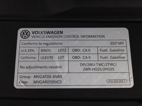 Used 2021 Volkswagen Atlas SE w/ Panoramic Sunroof Package FWD image 37