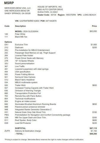 Certified 2024 Mercedes-Benz GLE 350 4MATIC image 4