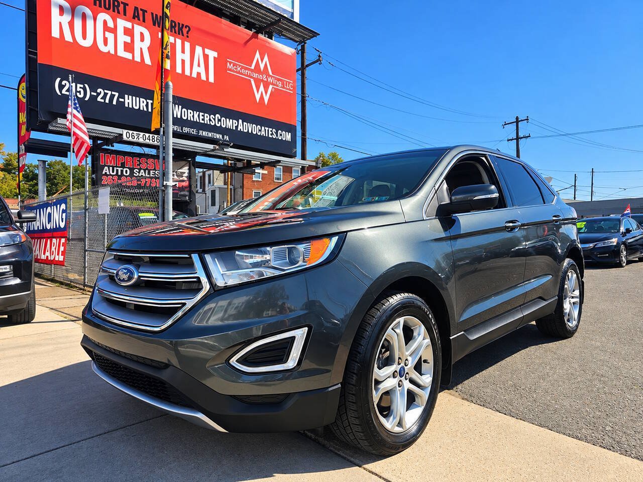 Used 2015 Ford Edge Titanium w/ Equipment Group 301A AWD/4WD image 2