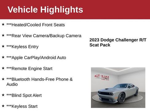 Used 2023 Dodge Challenger R/T Scat Pack w/ 1320 Plus Group RWD image 4
