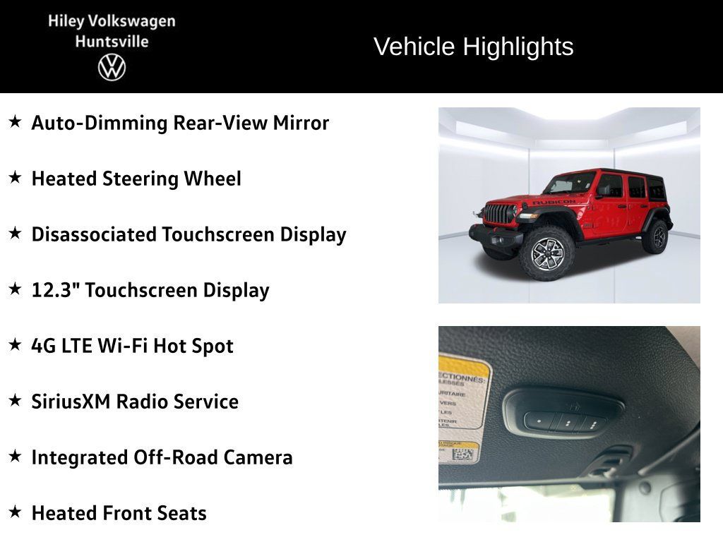 Used 2024 Jeep Wrangler Unlimited Rubicon w/ Technology Group AWD/4WD image 19