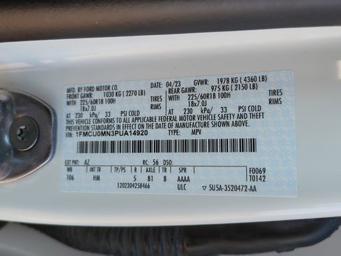 Used 2023 Ford Escape ST-Line w/ Tech Pack #1 FWD image 37