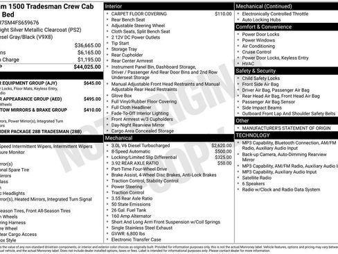 Used 2015 RAM 1500 Tradesman w/ Popular Equipment Group AWD/4WD image 35