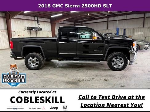 Used 2018 GMC Sierra 2500 SLT w/ Snow Plow Prep Package AWD/4WD image 3