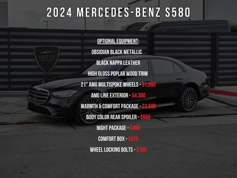 Used 2024 Mercedes-Benz S 580 4MATIC Sedan w/ AMG Line image 5