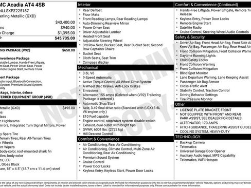 Certified 2023 GMC Acadia AT4 w/ Trailering Package AWD/4WD image 32