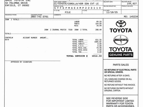 Used 2021 Toyota Corolla LE image 11