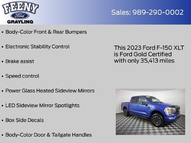 Certified 2023 Ford F150 XLT w/ Equipment Group 302A High AWD/4WD image 28