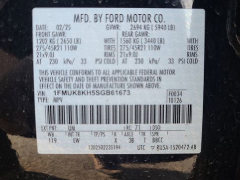 Used 2025 Ford Explorer ST-Line w/ ST-Line Street Pack image 34