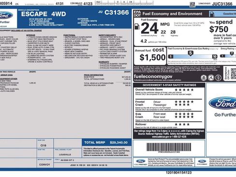 Used 2018 Ford Escape SE w/ SE Sport Appearance Package image 29