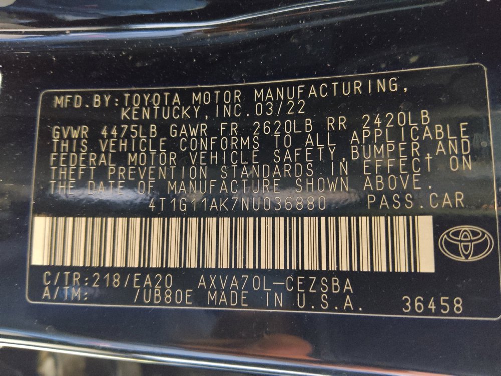 Used 2022 Toyota Camry SE FWD image 33