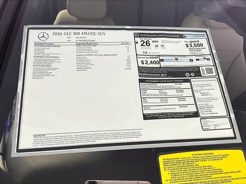 New 2026 Mercedes-Benz GLC 300 4MATIC image 18