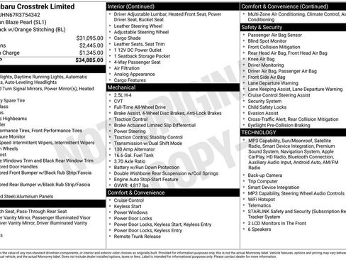 Certified 2024 Subaru Crosstrek 2.5i Limited AWD/4WD image 34