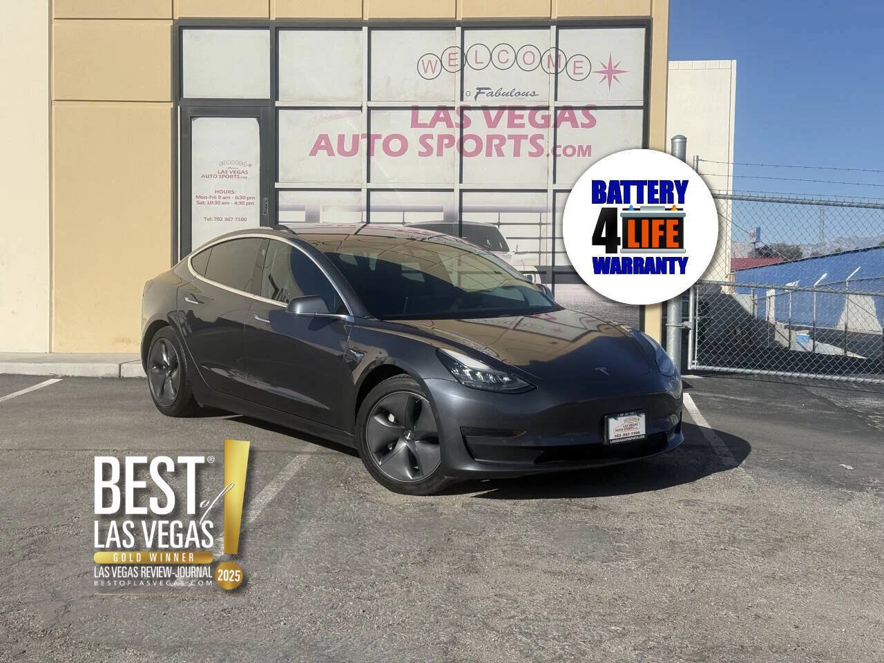 Used 2019 Tesla Model 3 Long Range AWD/4WD image 1