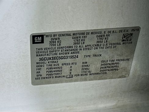 Used 2016 Chevrolet Silverado 1500 LTZ w/ LTZ Plus Package image 12