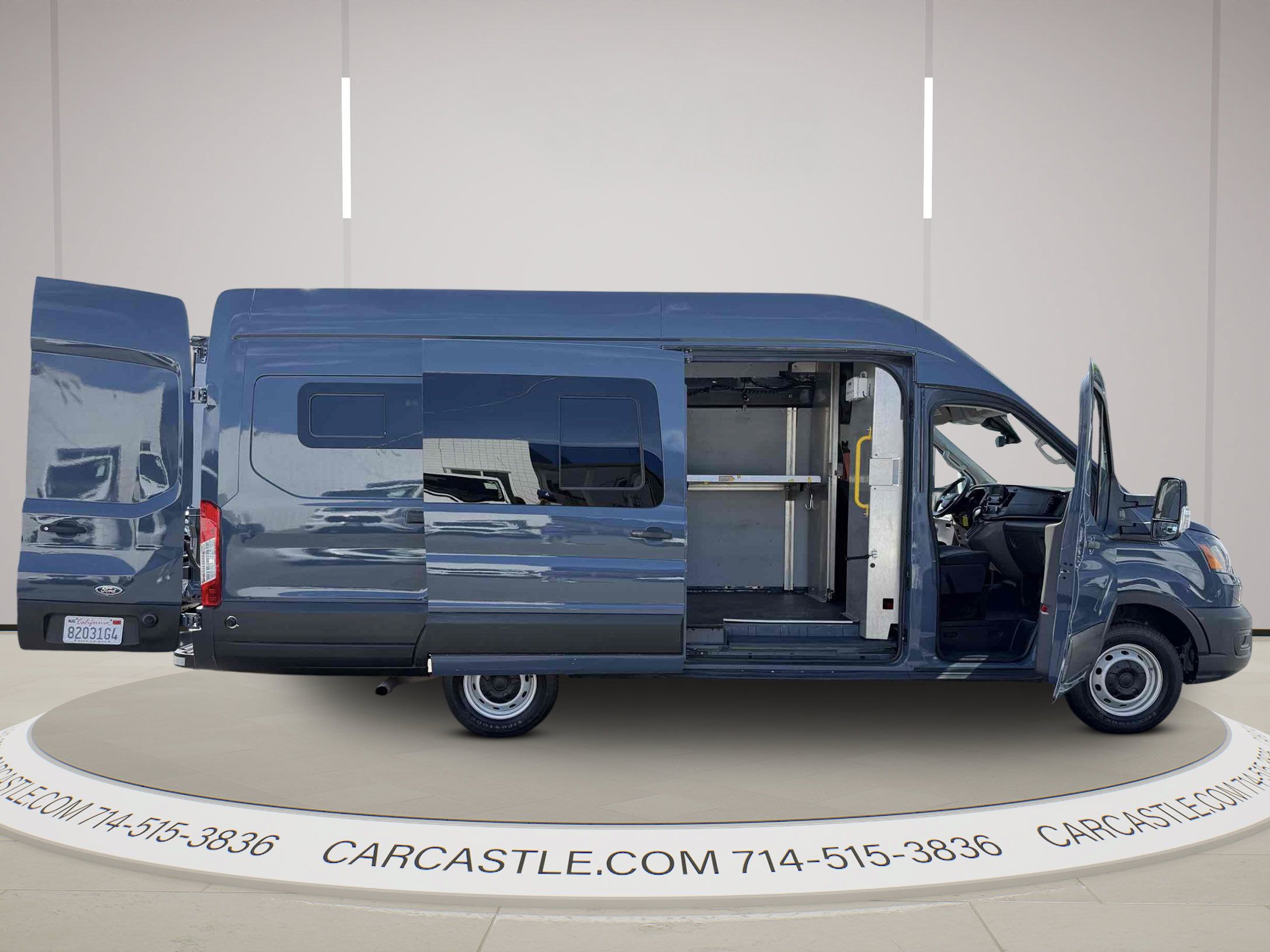 Used 2021 Ford Transit 250 148 High Roof Extended w/ Parcel Delivery Package RWD image 5
