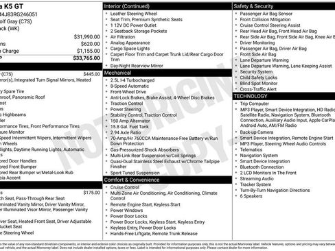 Certified 2024 Kia K5 GT FWD image 13