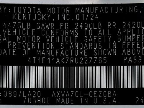 Certified 2024 Toyota Camry XLE w/ Cold Weather Package FWD image 23
