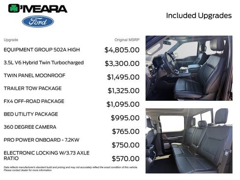Used 2023 Ford F150 Lariat w/ Equipment Group 502A High AWD/4WD image 4