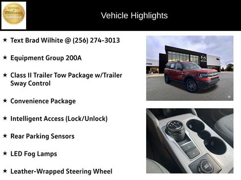 Used 2023 Ford Bronco Sport Big Bend w/ Convenience Package AWD/4WD image 6
