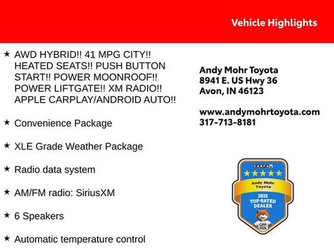 Used 2021 Toyota RAV4 XLE w/ Convenience Package AWD/4WD image 2