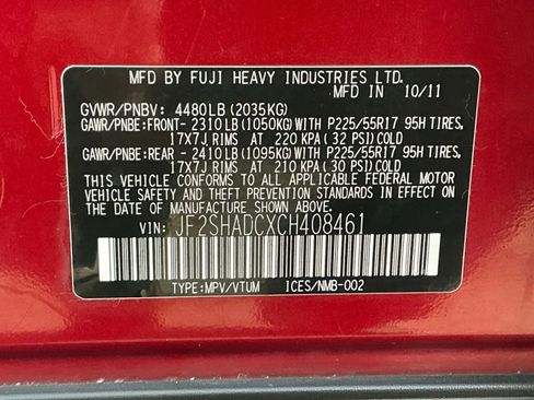 Used 2012 Subaru Forester 2.5X Premium w/ Popular Pkg 3 image 36