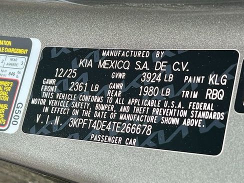 New 2026 Kia K4 LXS image 28