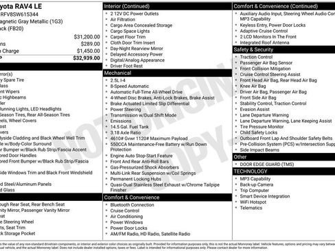 Used 2025 Toyota RAV4 LE image 9