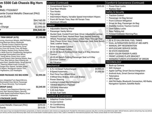 New 2026 RAM 5500 4x4 Crew Cab w/ Laramie Trim Package image 4