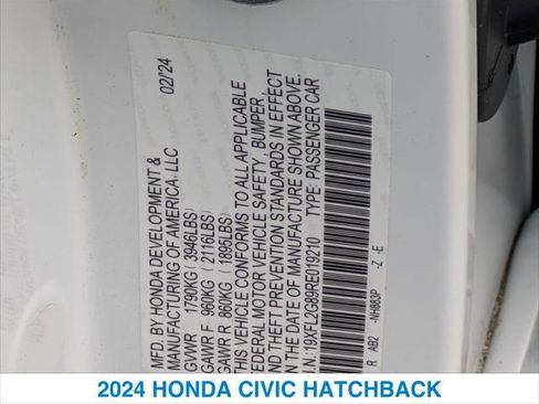 Certified 2024 Honda Civic Sport image 26