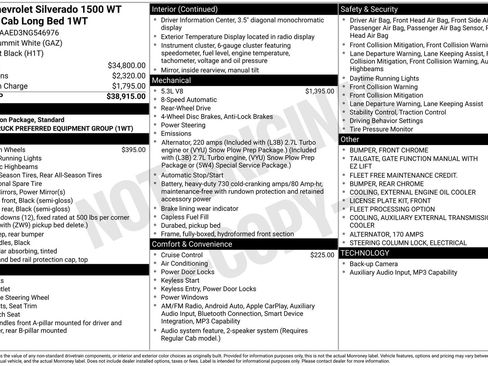 Used 2022 Chevrolet Silverado 1500 W/T RWD image 37