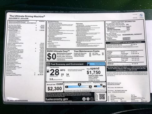 Used 2024 BMW X1 xDrive28i w/ Premium Package AWD/4WD image 22
